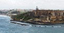 We pass the Morro fortress as we leave San Juan